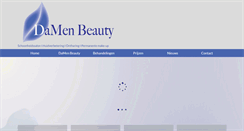 Desktop Screenshot of damenbeauty.nl